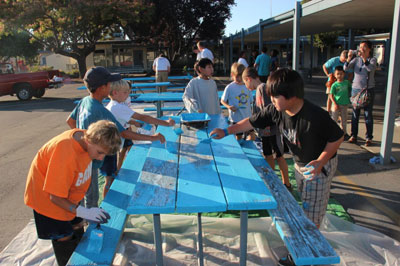 Santa Clara Cub Scouts from Pack 43 Provide Service to Santa Clara School Santa Clara Cub Scouts from Pack 43 Provide Service to Santa Clara School