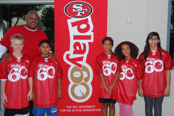 Several Santa Clara Children Honored as 49ers Play 60 Ambassadors Several Santa Clara Children Honored as 49ers Play 60 Ambassadors