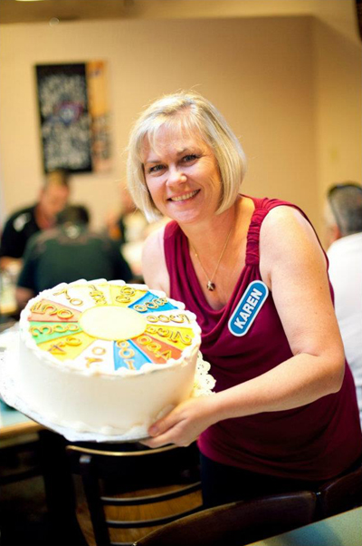 Vanna White Look-alike Shares Wheel of Fortune Winnings with Hands of Hope Vanna White Look-alike Shares Wheel of Fortune Winnings with Hands of Hope