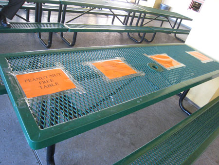 Peanut and Nut-Free Lunch Tables Give Parents Relief Peanut and Nut-Free Lunch Tables Give Parents Relief