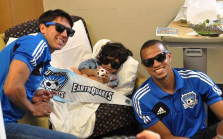 SJ SOCCER STARS BRING SMILES TO KIDS AT KAISER SANTA CLARA SJ SOCCER STARS BRING SMILES TO KIDS AT KAISER SANTA CLARA