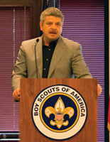 Sharks Coach McLellan Speaks at Scout Breakfast Sharks Coach McLellan Speaks at Scout Breakfast