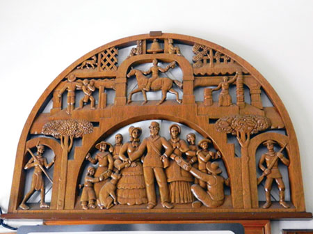 Art in Our City: Historic Wood Carved Scenes Adorn Post Office Wall Art in Our City: Historic Wood Carved Scenes Adorn Post Office Wall