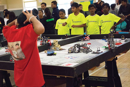 Students Solve Problems at First Lego League Event Students Solve Problems at First Lego League Event