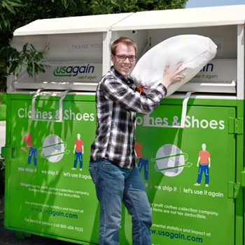 From Recycle to Reuse and Rags-USAgain Keeps Used Textiles Out of Landfills From Recycle to Reuse and Rags-USAgain Keeps Used Textiles Out of Landfills