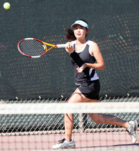 Chargers, Bruins Battle in Girls Tennis Chargers, Bruins Battle in Girls Tennis