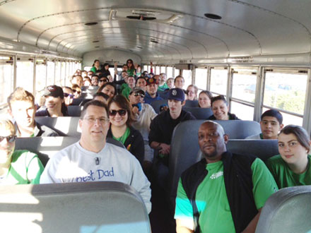 Santa Clara School Bus Team Honored for Giving Back to the Community Santa Clara School Bus Team Honored for Giving Back to the Community