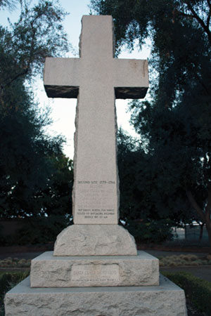 Art in Our City: Small Statue Marks Mission Site Art in Our City: Small Statue Marks Mission Site