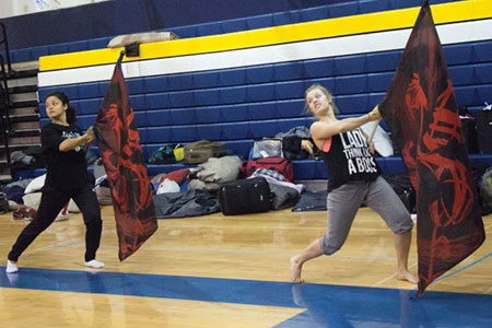 Making The Band: Vanguard Color Guard Making The Band: Vanguard Color Guard