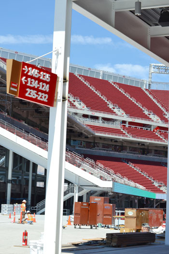 Behind-the-Scenes of Levi's Stadium Behind-the-Scenes of Levi's Stadium