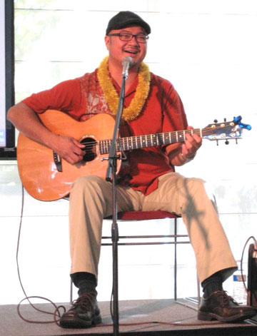 Award-Winning Slack Key Guitarist's Music and Aloha Message Strike a Chord with Mission College Students Award-Winning Slack Key Guitarist's Music and Aloha Message Strike a Chord with Mission College Students