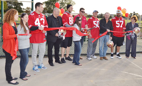 49ers and Optum Complete Outdoor Fitness Center at Don Callejon School 49ers and Optum Complete Outdoor Fitness Center at Don Callejon School