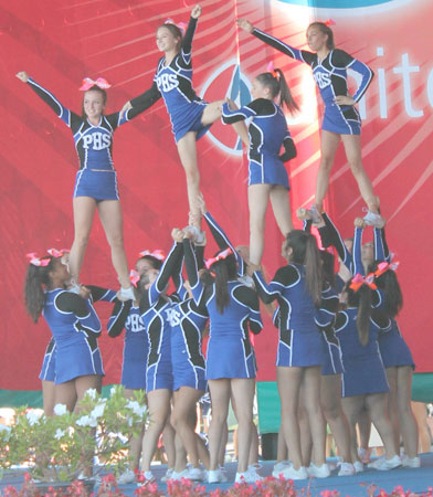 Cheerleaders Work It at Competition Held at Great America Cheerleaders Work It at Competition Held at Great America