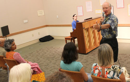 Students Sample New Songs At Adult Singing Class Students Sample New Songs At Adult Singing Class