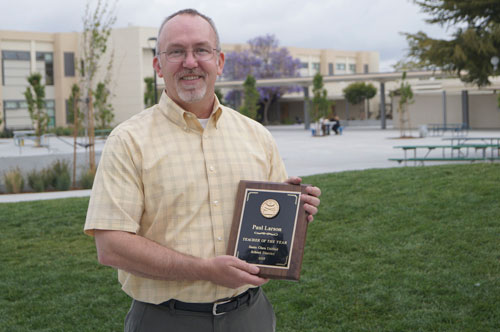 Paul Larson is Named SCUSD's Teacher of the Year Paul Larson is Named SCUSD's Teacher of the Year