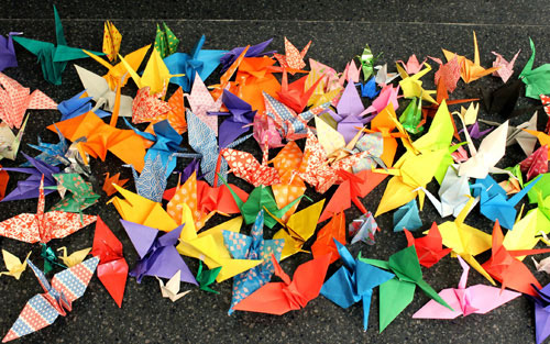 Santa Clara High School Students Fold Cranes for Struggling Senior Santa Clara High School Students Fold Cranes for Struggling Senior