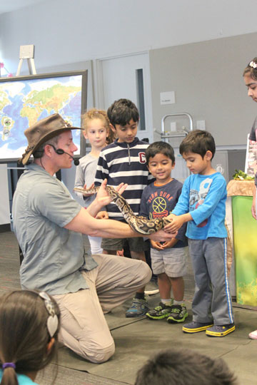 Children Get Hands-On with Reptiles at Northside Library's Jungle James Animal Kingdom Children Get Hands-On with Reptiles at Northside Library's Jungle James Animal Kingdom