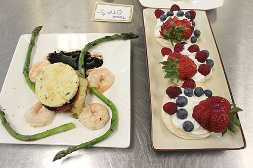 Polenta and Meringues Prepared for Mission College's First Annual Culinary Competition Polenta and Meringues Prepared for Mission College's First Annual Culinary Competition