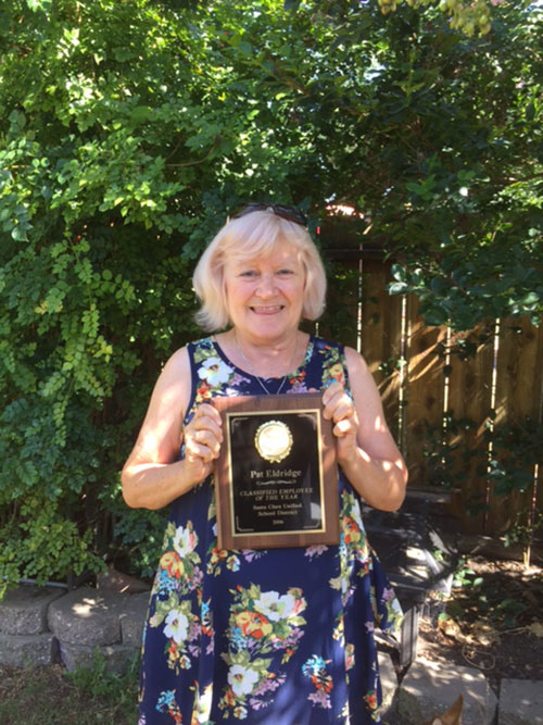 Pat Eldridge is SCUSD's Classified Employee of the Year Pat Eldridge is SCUSD's Classified Employee of the Year