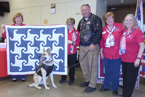 Quilting Peace Work: South Bay Blue Star Moms Award Quilts of Valor