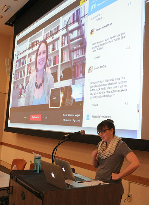 Author Marissa Meyer Gives Virtual Library Talk Author Marissa Meyer Gives Virtual Library Talk
