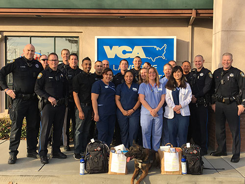 VCA Lawrence Animal Hospital Donates K9 Trauma Kits to SCPD VCA Lawrence Animal Hospital Donates K9 Trauma Kits to SCPD