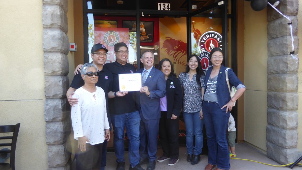 The Truong brothers opened Teriyaki Madness in Sunnyvale on May 10 in a grand affair with local politicians and community members.