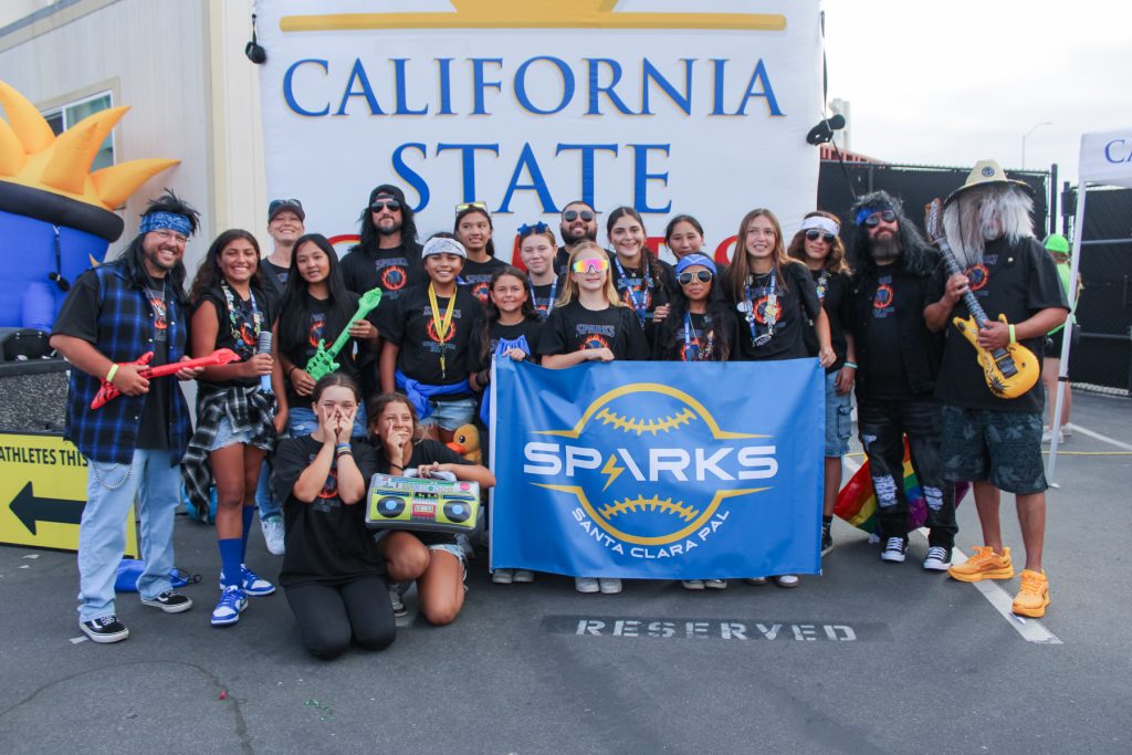 The Santa Clara Sparks softball team finished middle of the pack at the California State Games but beat the top two games in the field.