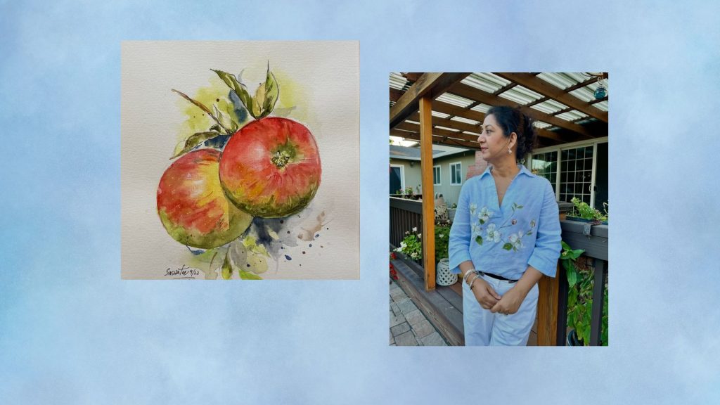 Santa Clara resident and local artist Saswatsee Chatterjee will have her art displayed at the Mohr Gallery in Mountain View through Sept. 7.